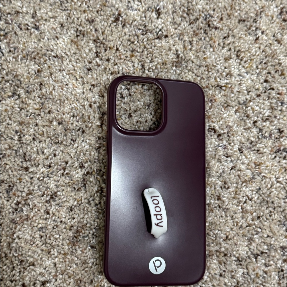 iPhone 13 Pro Max 
Loopy Case Burgundy Phone Case